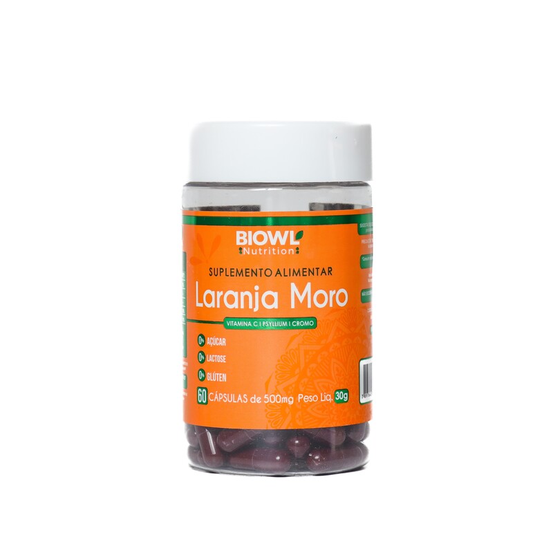 Laranja Moro - 60 cápsulas de 500mg